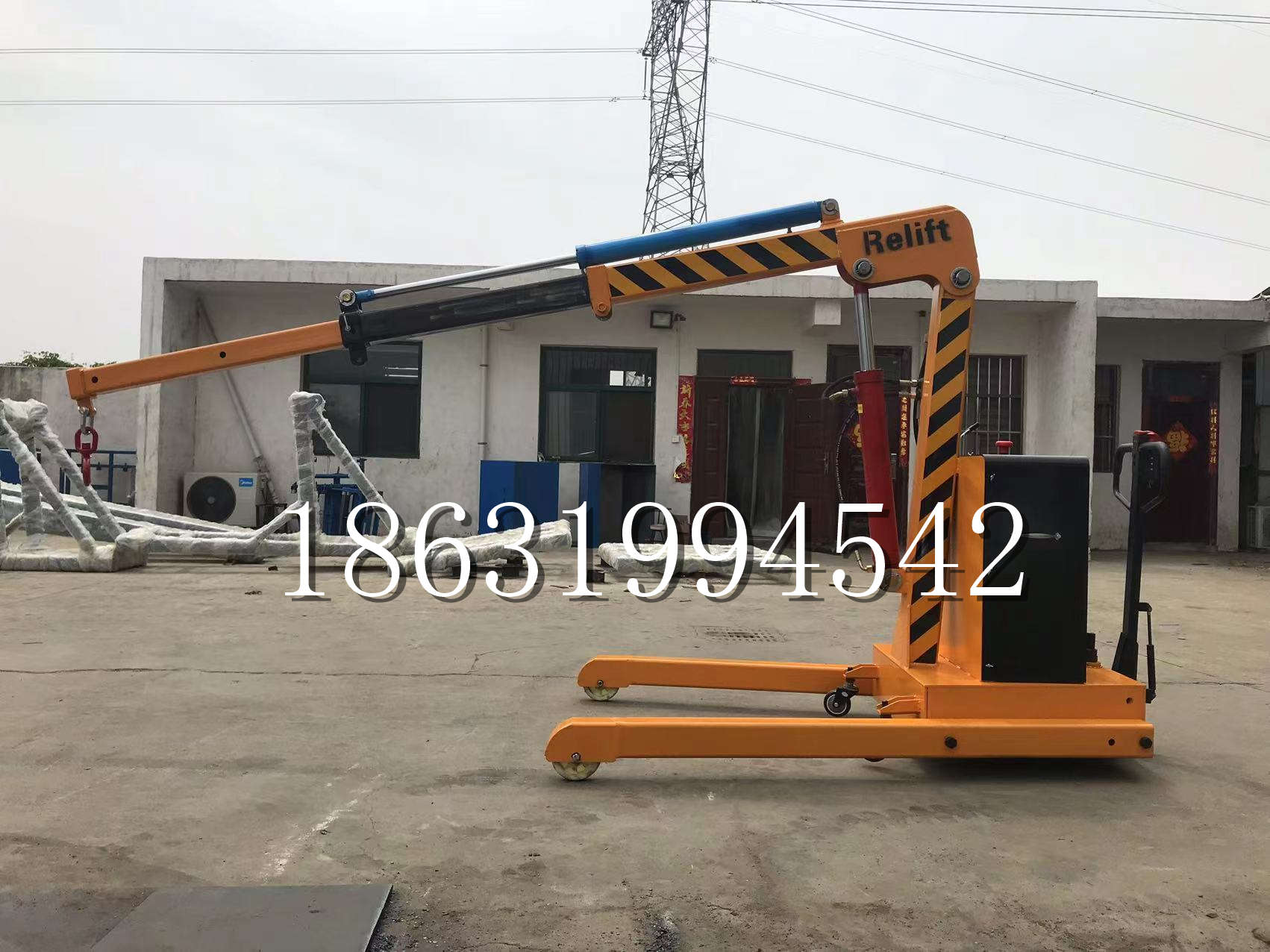 新民市久征定做3吨三轮随车吊 农用园林绿化移树吊 平板工程用小吊机