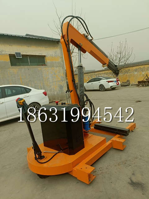 新民市自卸车厢随车吊 自制轮式四不像起重机 四驱平板吊 5吨 贵盛